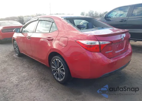 2016 Toyota Corolla S Plus from USA, damaged, VIN 5YFBURHE7GP522691